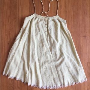 Free people raw hem mini dress